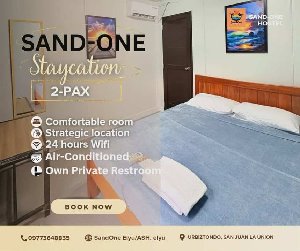 Sand One Elyu — Transient House in San Juan, La Union