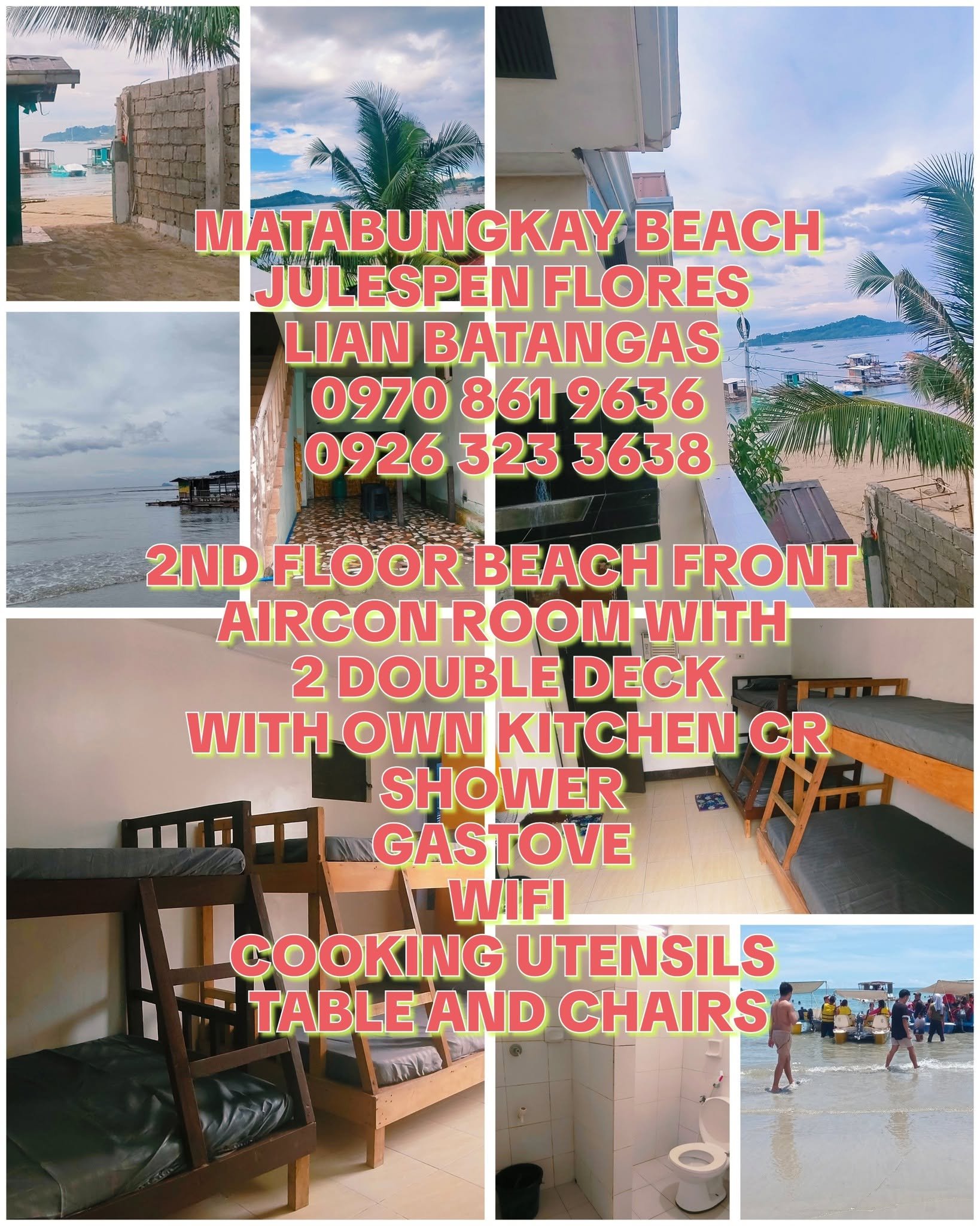Matabungkay Beach Julespen flores lian Batangas — Villa Photo 3